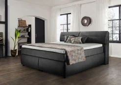 vito Boxspringbett schwarz