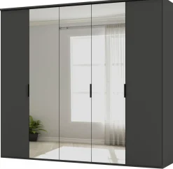 vito Drehtürenschrank grau