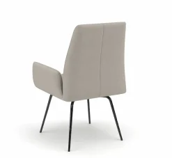 vito Esszimmerstuhl mit Armlehne grau