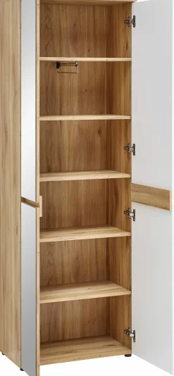vito Garderobenschrank weißbraun