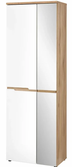 vito Garderobenschrank weißbraun