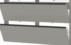 vito Hängeschuhschrank grau