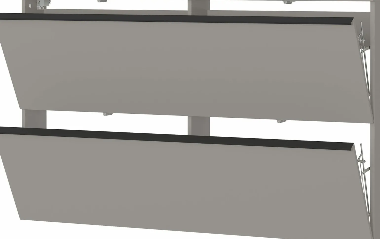 vito Hängeschuhschrank grau