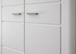 vito Kommode braunweißsilberfarbenschwarz