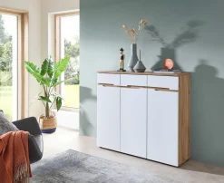 vito Kommode weißbraun