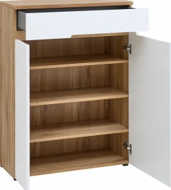 vito Kommode weißbraun