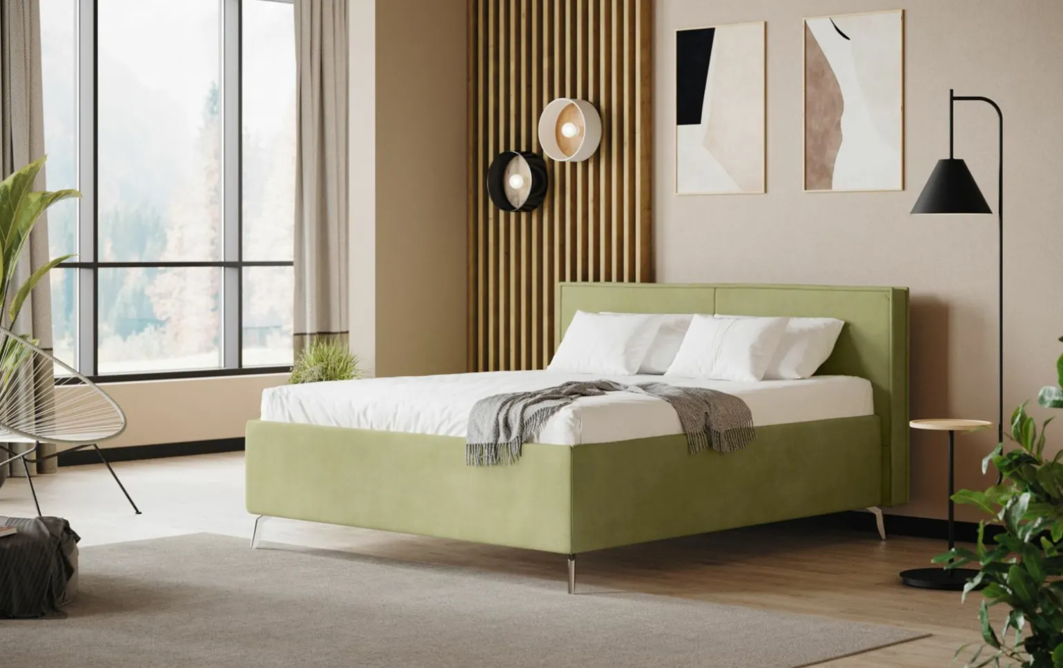 vito Polsterbett grün