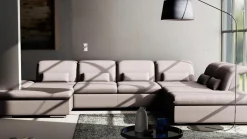 vito Polstergarnitur blau