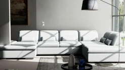 vito Polstergarnitur blau