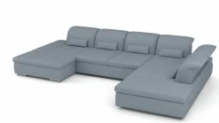 vito Polstergarnitur blau