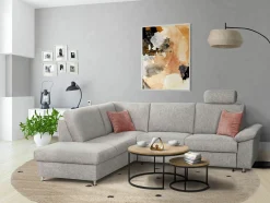 vito Polstergarnitur grau