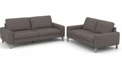 vito Polstergarnitur grau