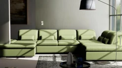 vito Polstergarnitur grün