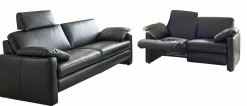 vito Polstergarnitur schwarz