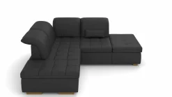 vito Polstergarnitur schwarz