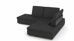 vito Polstergarnitur schwarz