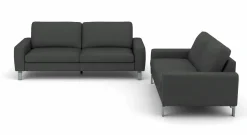 vito Polstergarnitur schwarz