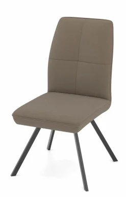 vito Polsterstuhl braungrau