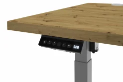 vito Schreibtisch elektronisch braungrau