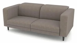 vito Sofa 3-sitzig braun