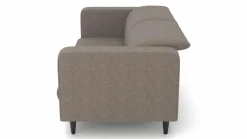 vito Sofa 3-sitzig braun