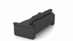 vito Sofa 3-sitzig schwarz