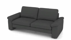 vito Sofa 2,5-sitzig schwarz