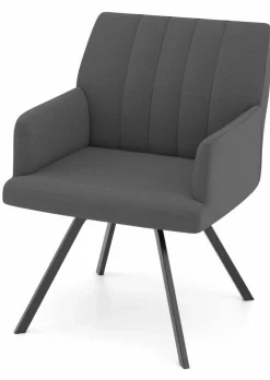 vito Stuhl silberfarben