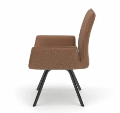 vito Stuhl weißgoldfarben