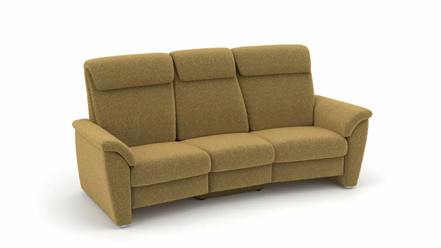 vito Trapezsofa gelb