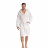 VOSSEN Bademantel Texas weiß