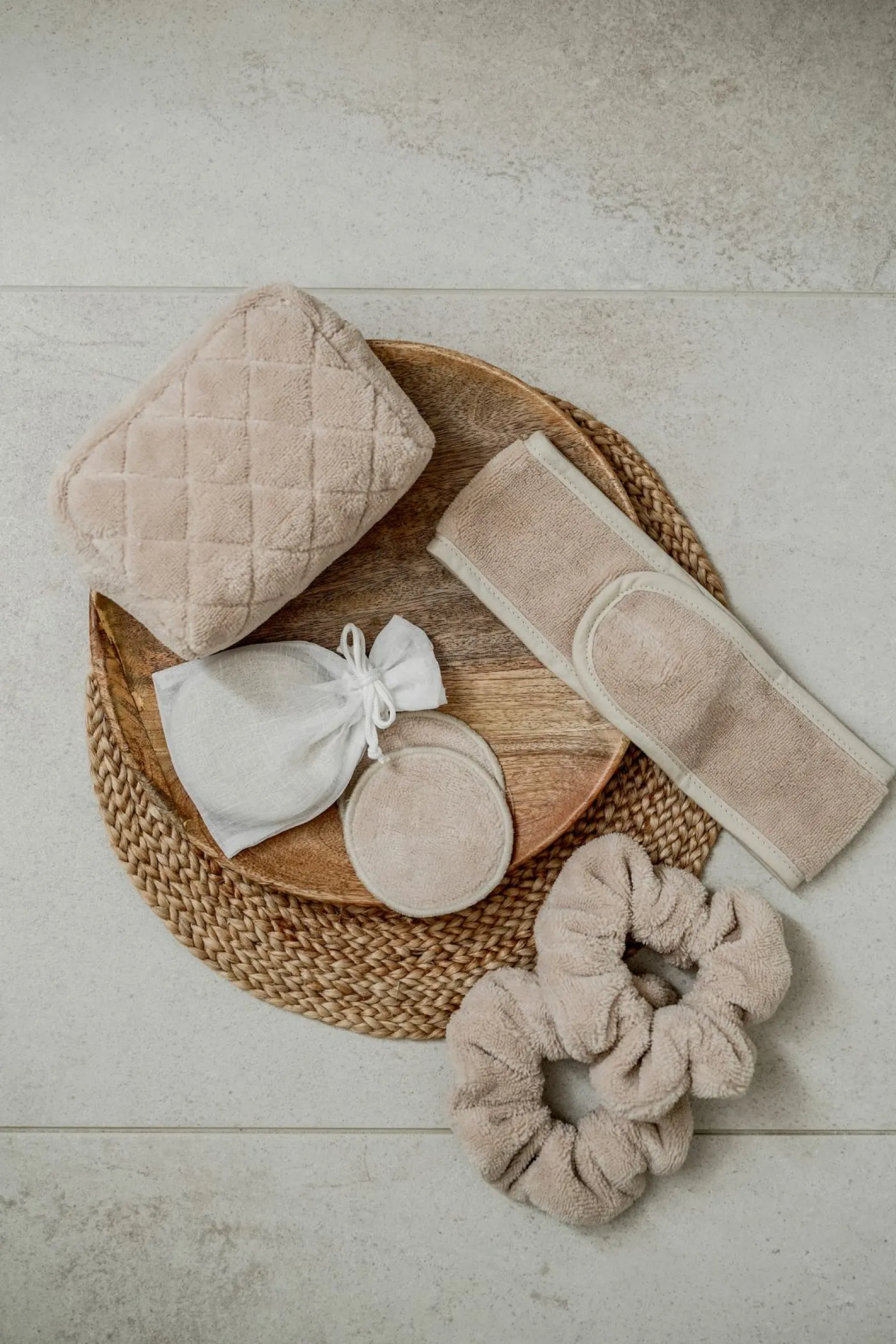 VOSSEN Beauty Bag tibet beige