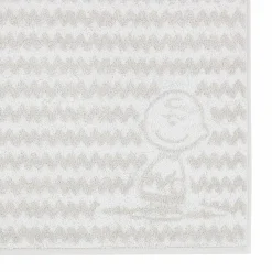 VOSSEN Duschtuch Charlie Brown grau