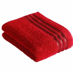 VOSSEN Duschtuch Cult de Luxe rot