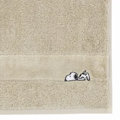 VOSSEN Duschtuch Sleepy Snoopy beige