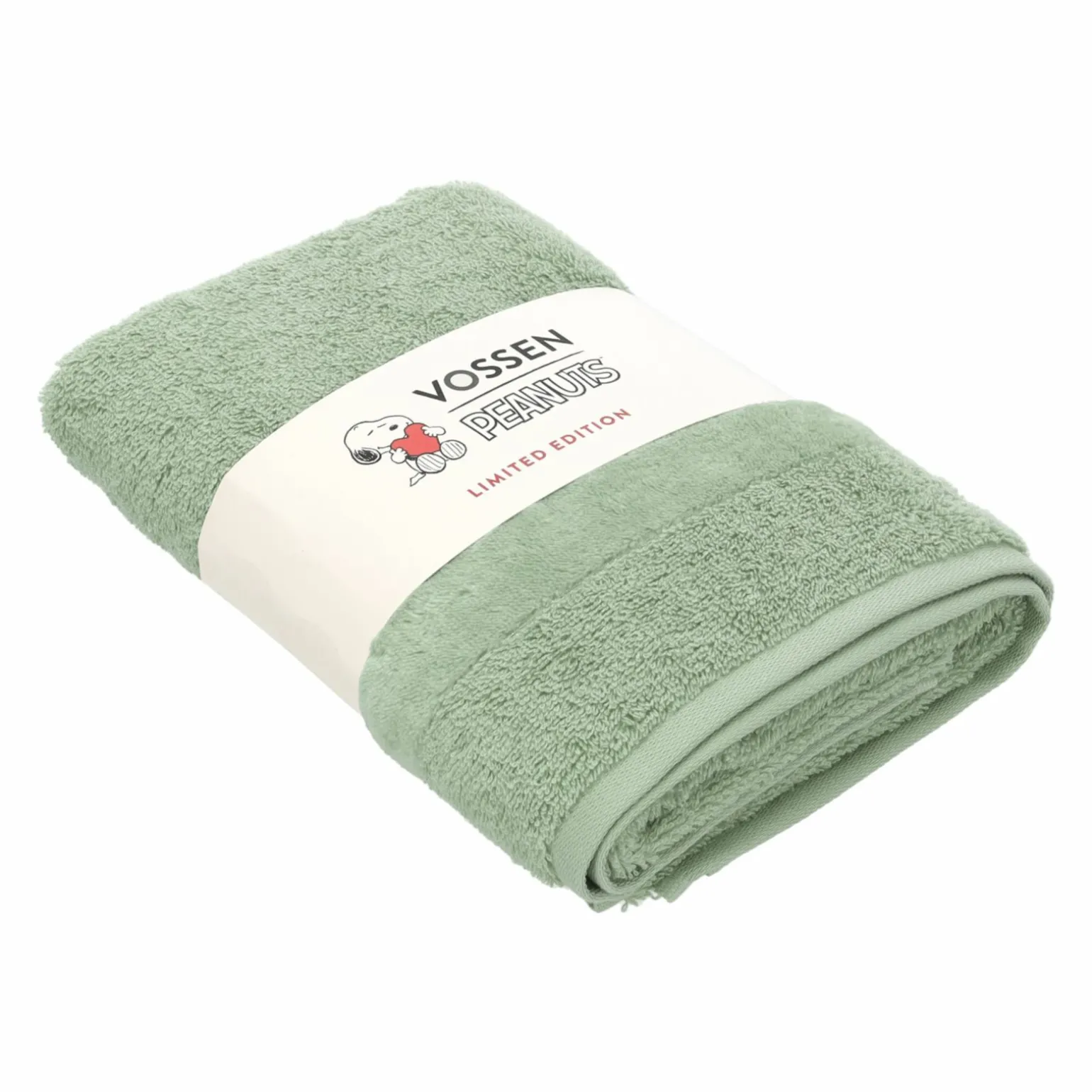 VOSSEN Duschtuch Sleepy Snoopy grün