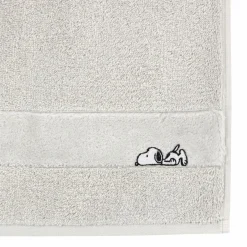 VOSSEN Duschtuch Sleepy Snoopy grau