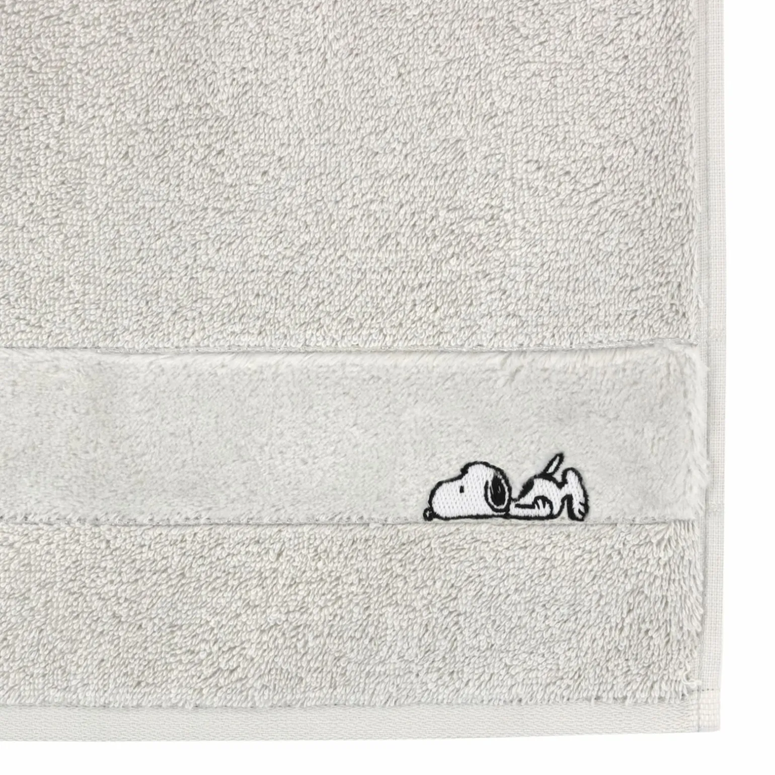 VOSSEN Duschtuch Sleepy Snoopy grau