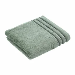 VOSSEN Gästetuch Cult de Luxe grün