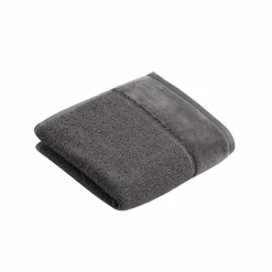 VOSSEN Gästetuch Pure grau