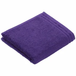 VOSSEN Gästetuch violet violett