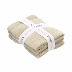 VOSSEN Gästetuch-Set tibet beige