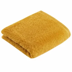 VOSSEN Handtuch Vegan Life gelb