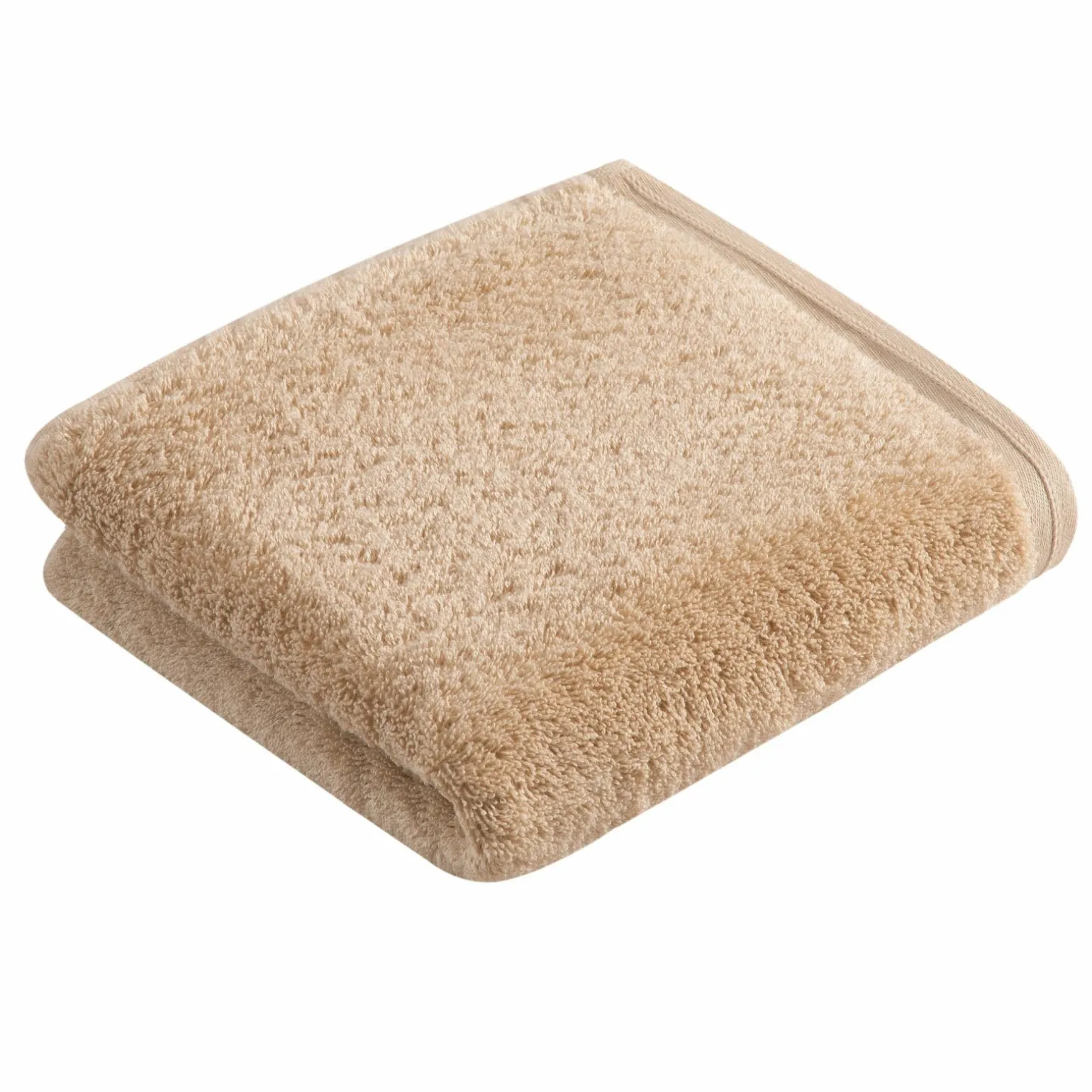 VOSSEN Handtuch Vegan Life beige