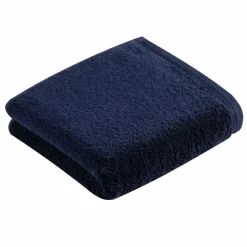 VOSSEN Handtuch Vegan Life blau