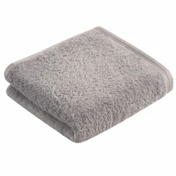 VOSSEN Handtuch Vegan Life grau