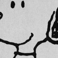 VOSSEN Strandtuch Snoopy Beach schwarz