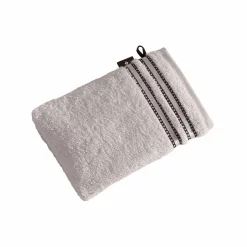 VOSSEN Waschhandschuh Cult de Luxe grau