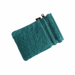 VOSSEN Waschhandschuh Cult de Luxe grün