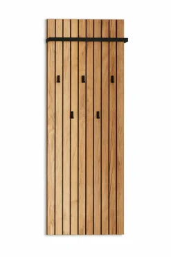 Wand- und Garderobenpaneel braun